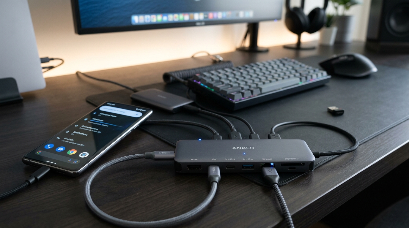 Building a Reliable Multi-Device Android Debugging Bench: Anker 555 USB-C Hub in Real-World ADB Testing