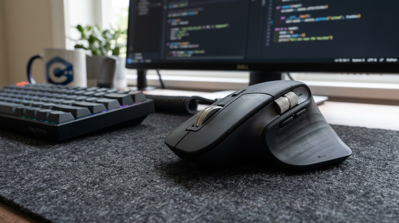 Navigating Massive Logcat Dumps and Wide Code Diffs: Why Android Developers Swear by the Logitech MX Master 3S