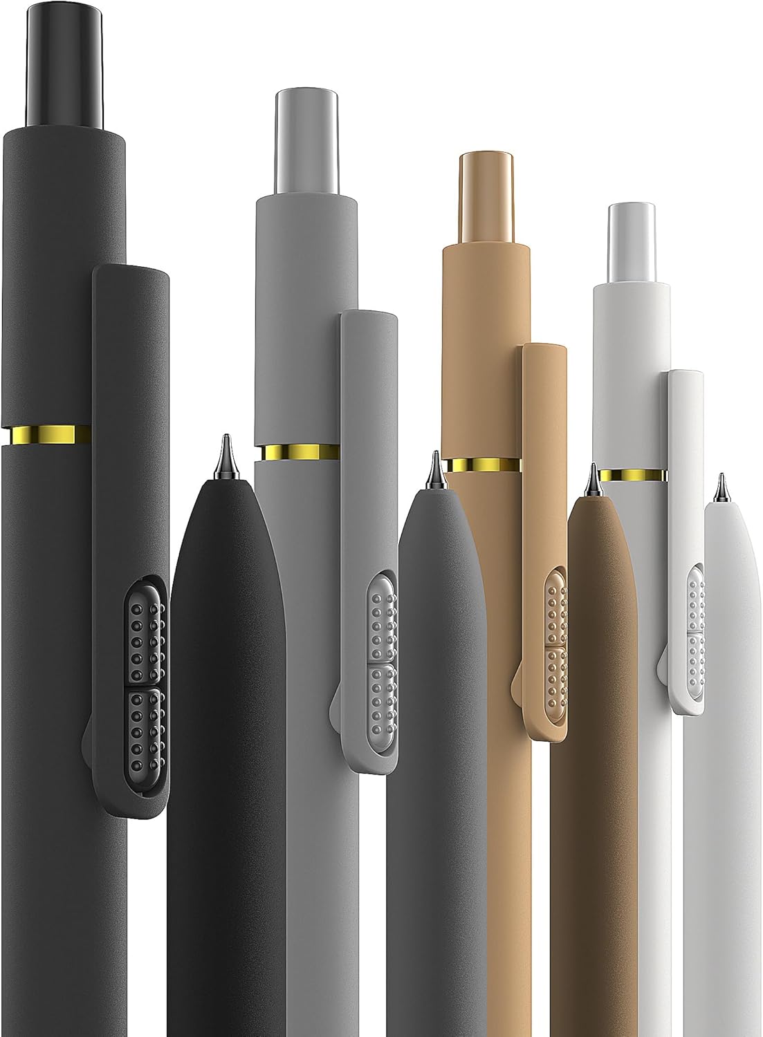 8 Pcs Gel Pens - 0.7mm Fine Point Smooth Writing Black Ink, Quick-Dry Long Lasting Fidge Pens, School & Office Supplies for Men Women - Image 9