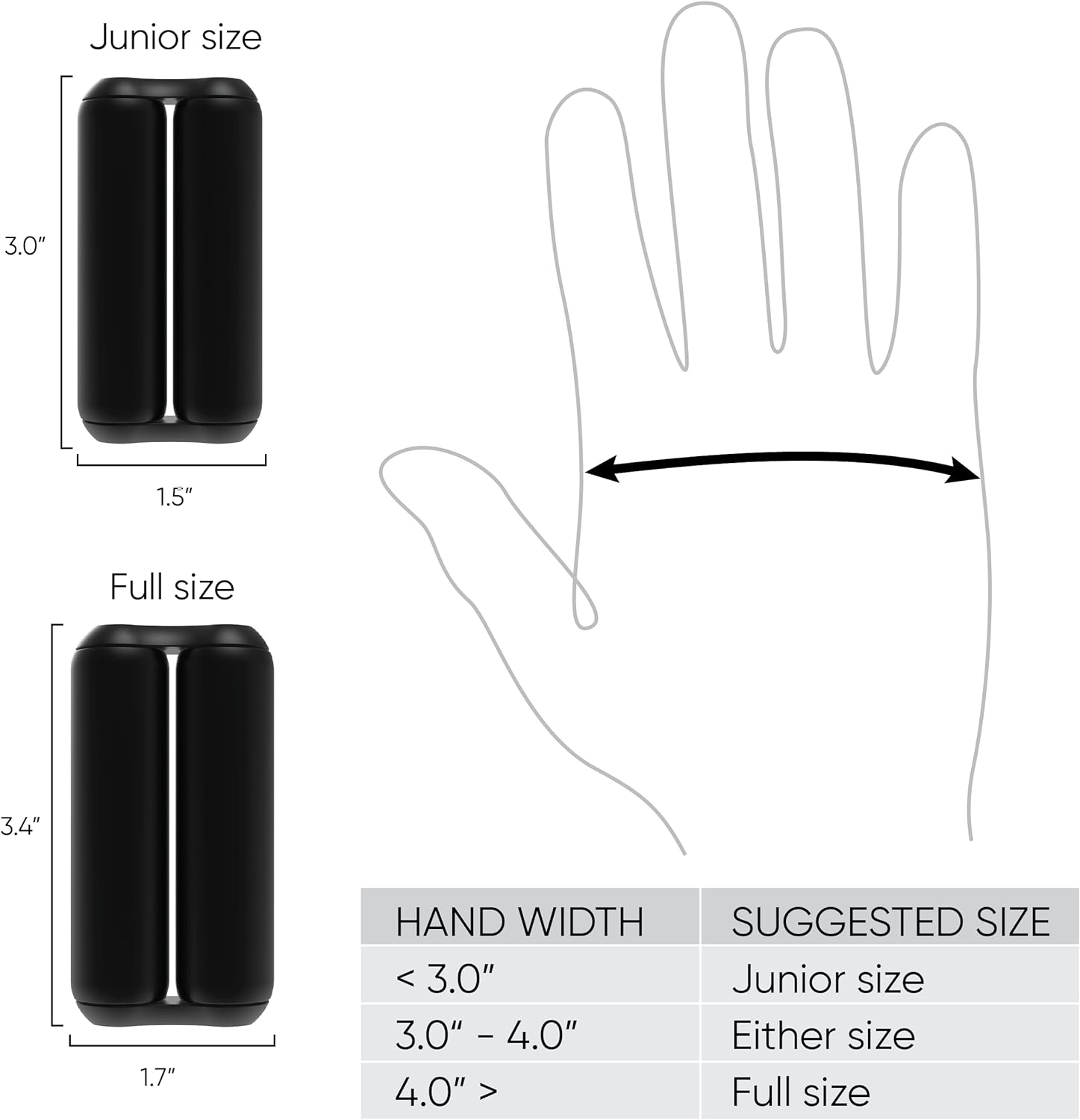 ONO Roller - Handheld Fidget Toy for Adults | Help Relieve Stress, Anxiety, Tension | Promotes Focus, Clarity | Compact, Portable Design (Black, Full Size - Aluminum) - Image 3