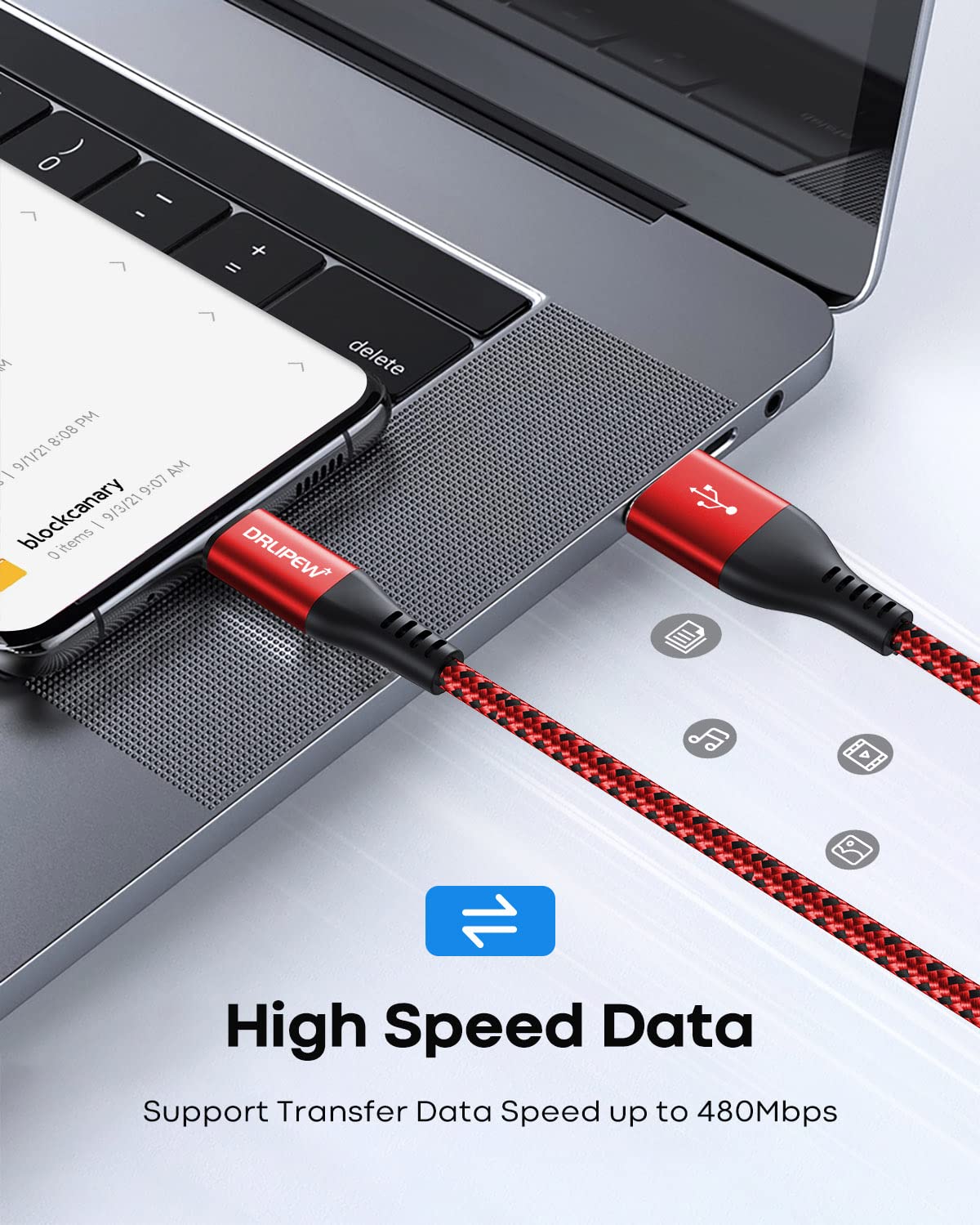 USB C Cable 10 ft 3Pack, Extra Long USB A to USB C Cable 10ft Braided Type C Fast Charging Cord for Samsung Galaxy S20 S21 S22 S23 S24 Ultra 5G S10 S9, A20 A51 A52 A72, iPhone 15 Series, PS5, Switch - Image 5