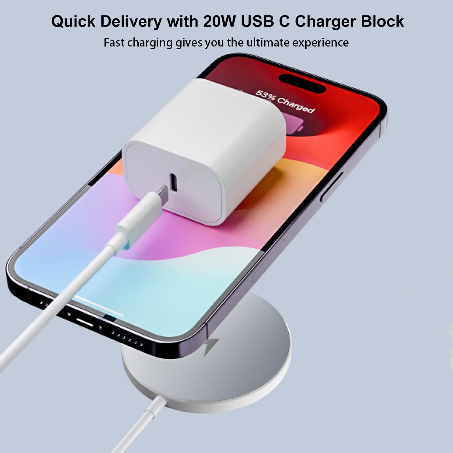 Magnetic Wireless Charger Fast Apple Mag-Safe Charger for iPhone 16 Pro Max/16 Pro/iPhone 15Pro Max/15 Plus/14/13/12/AirPods 3/2/Pro/Pro 2 Magnet Charging Pad Mag Safe Chargerwith Dual Charging Ports - Image 6