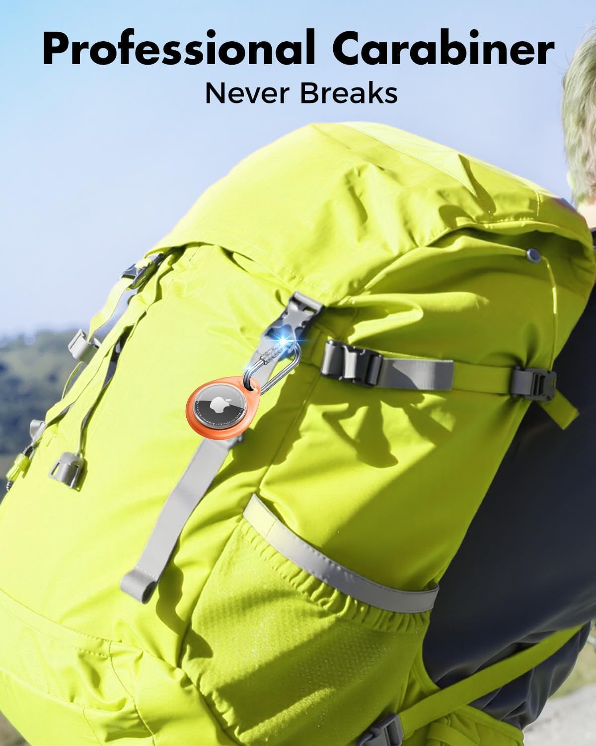 Apple AirTag Holder Keychain – Durable Waterproof Case for Secure Tracking - Image 2