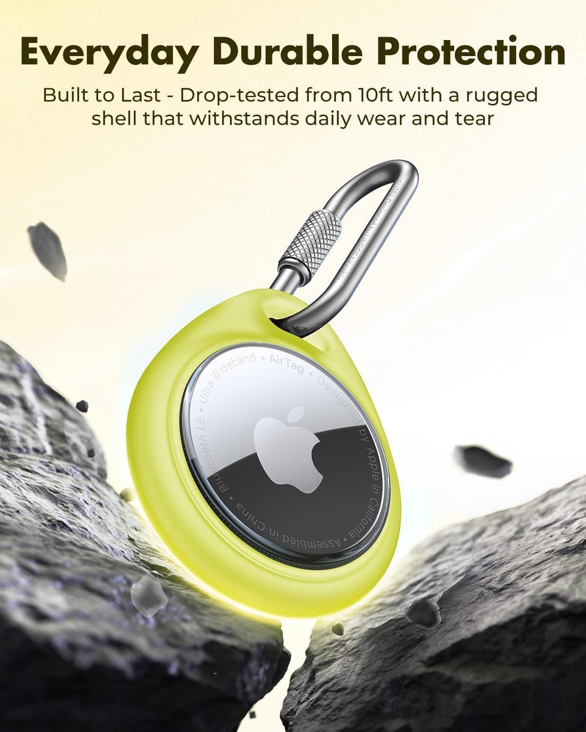 Apple AirTag Holder Keychain – Durable Waterproof Case for Secure Tracking - Image 4