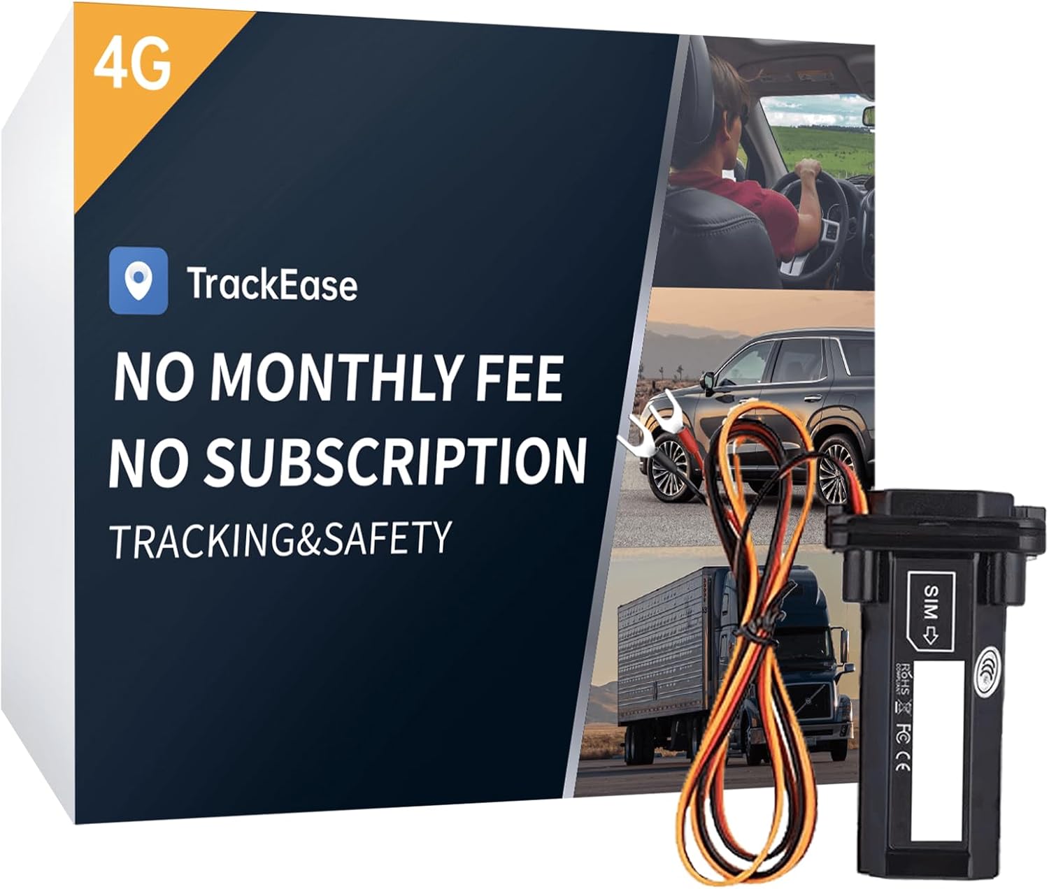 no monthly fee gps tracker