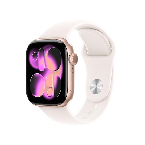 Apple Watch Series 11 [GPS 42mm] Smartwatch with Rose Gold ...