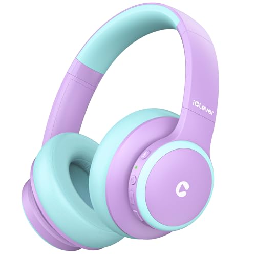 iClever BTH26 Active Noise Cancelling Headphones for Kids, 60H Play ...