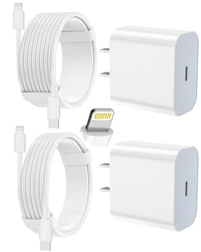 iPhone Charger Fast Charging 2 Pack Type C Wall Charger ...