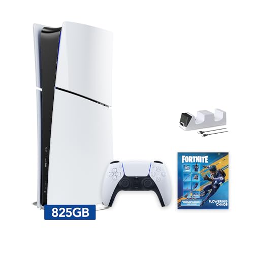 PlayStation 5 Slim Digital Edition Fortnite Flowering Chaos Bundle and ...