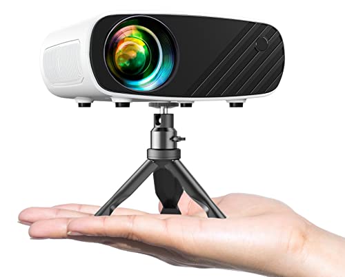 Mini Projector, ELEPHAS Portable Projector for iPhone, 7000L with Synchronize ...