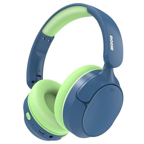 MIDOLA Active Noise Cancelling Kids Headphones Bluetooth 5.4 Wireless Volume ...