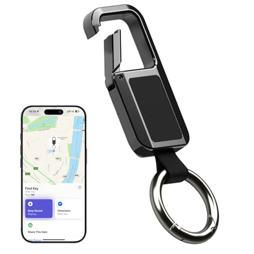 Lmrbelec Keychain Tracker Tag, Works with Apple Find My (iOS ...