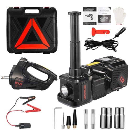 Electric Car Jack kit 5 Ton 12V Electric Floor Jack ...