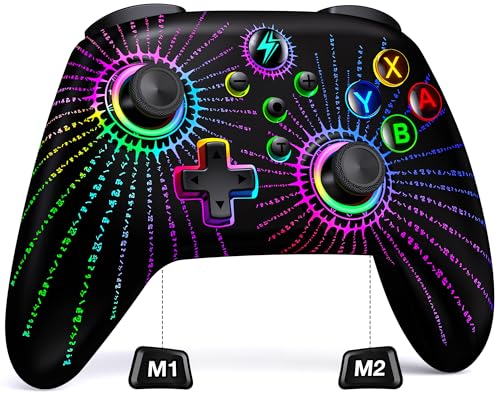 Wireless Switch Controller for Nintendo Switch/Switch 2/Lite/OLED, Switch Pro Controller ...