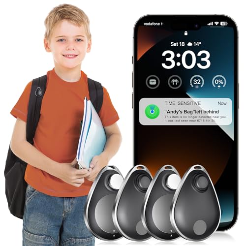 GPS Tracker for Kids hidden 4pack, Security Tag with Pins ...