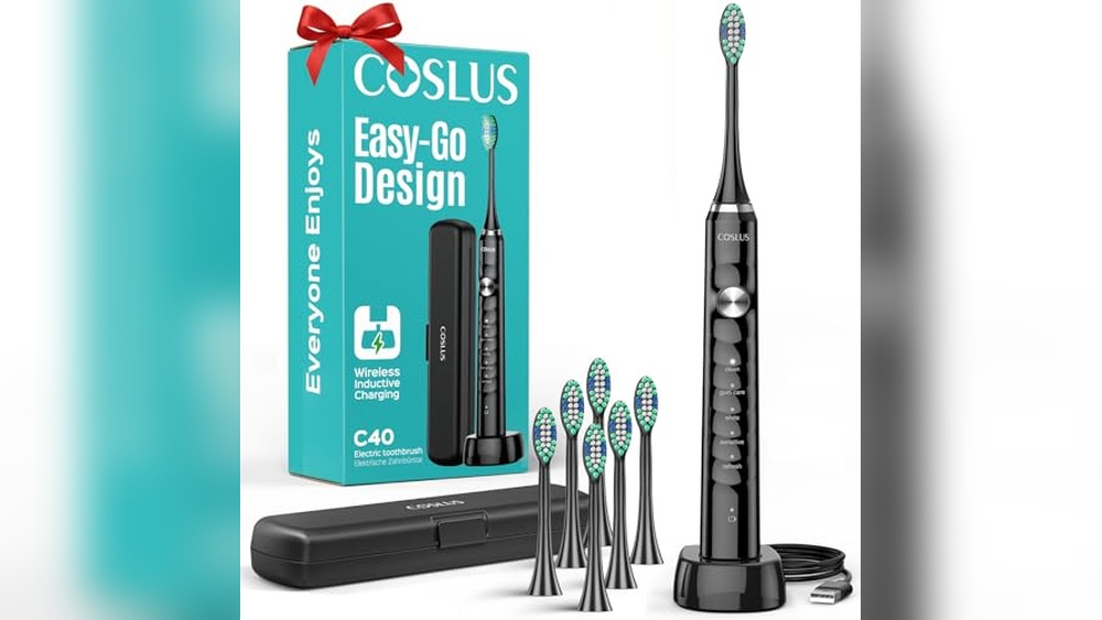 COSLUS Sonic Electric Toothbrush C40 Review: Deep Clean & Travel Ready