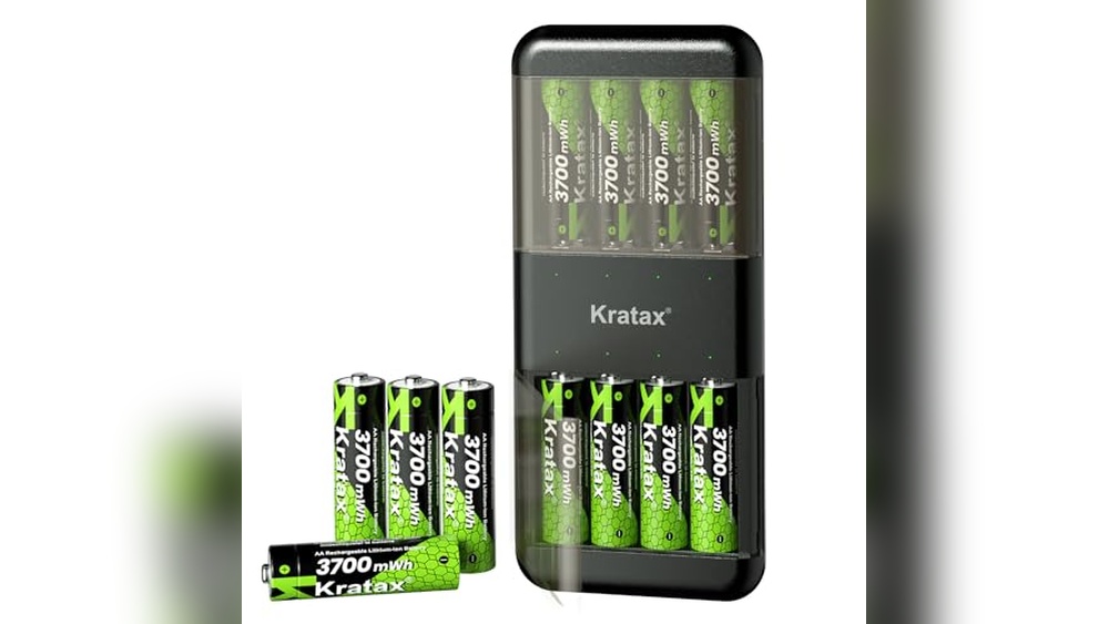 Kratax 3700mWh AA Rechargeable Lithium Batteries Review 12-Pack