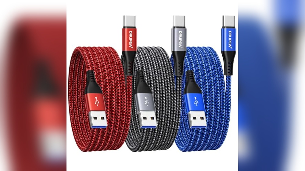 Top USB C Cable 10 ft 3Pack for Fast Charging & Durability
